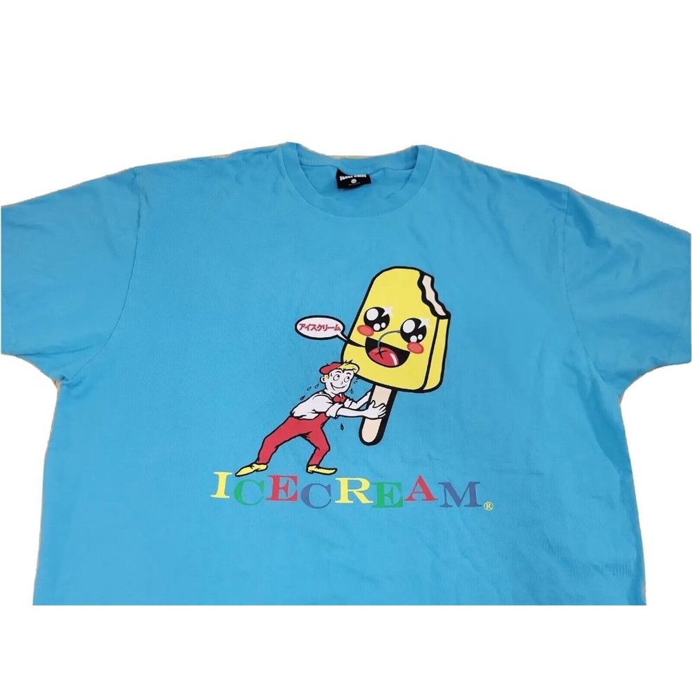 BBC Ice Cream Billionaire Boys Club Men's 2XL 2X T Shirt JAPANESE Popsicle Print